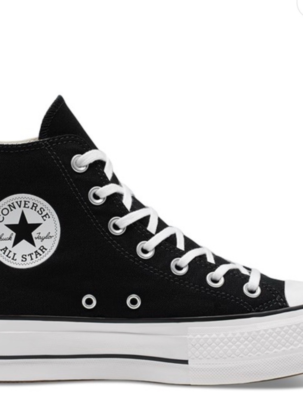 Converse Black and White High Top Sneakers